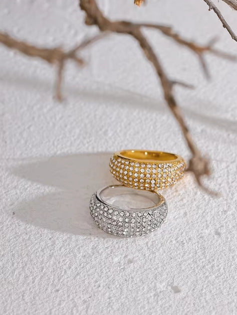 Aurora Ice Pave Luxury Ring