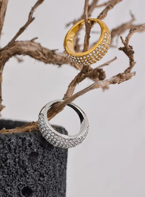 Aurora Ice Pave Luxury Ring