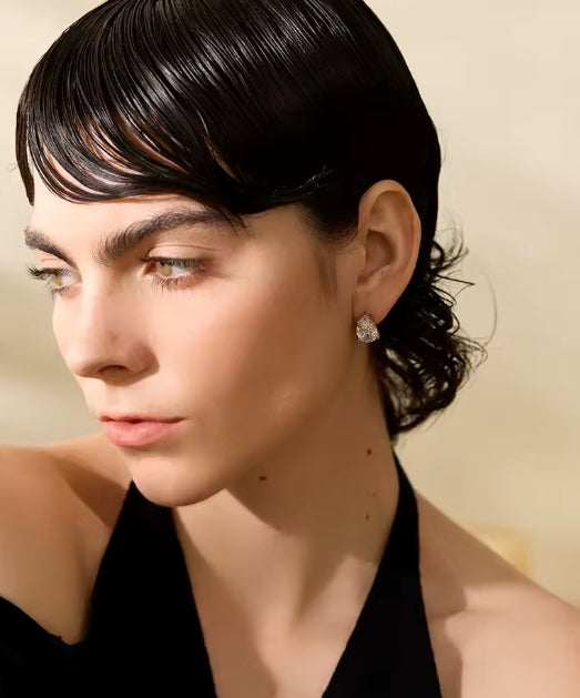 Aurora Ice Water Drop Stud Earrings