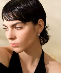 Aurora Ice Water Drop Stud Earrings