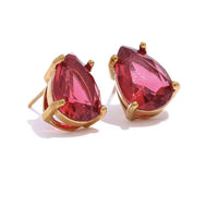 Aurora Ice Water Drop Stud Earrings