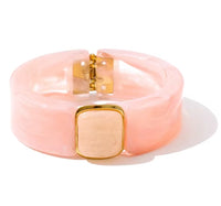 Autumn Aura Multicolor Acrylic Thick Bracelet