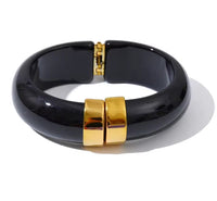 Autumn Aura Multicolor Acrylic Thick Bracelet