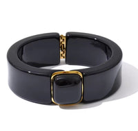 Autumn Aura Multicolor Acrylic Thick Bracelet