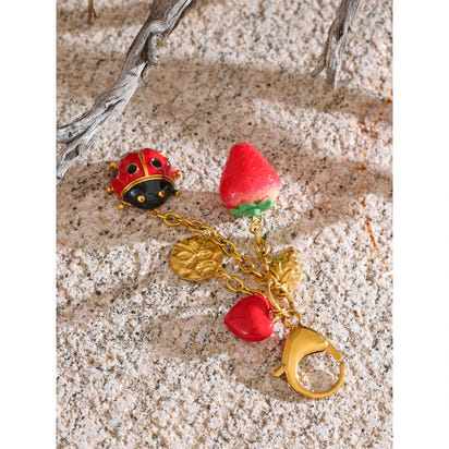 Sweet Ladybird Keychain