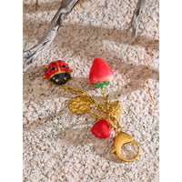 Sweet Ladybird Keychain