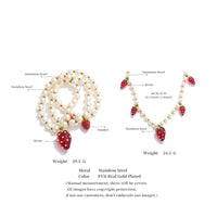 Strawberry Bead Charm Set