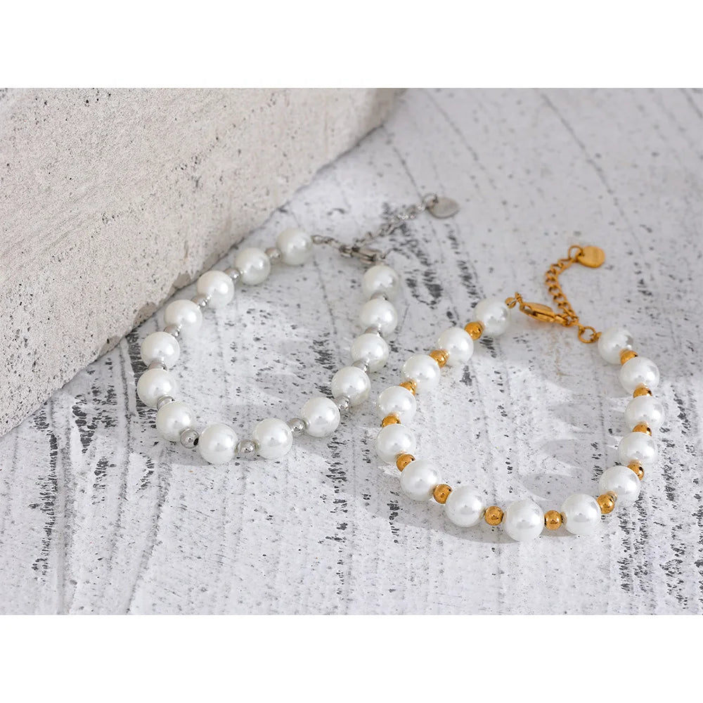 Hana Pearl Chain Bracelet