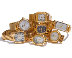 Steeletta Fashion Stainless Steel Ladies’ Watch – 18K Gold Plated