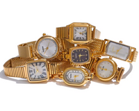 Steeletta Fashion Stainless Steel Ladies’ Watch – 18K Gold Plated